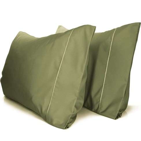 LuxClub 2 PC Performance Microfiber Solid Pillowcase Set - image 1 of 3