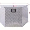 Acekool 29" Aluminum Truck Bed Tool Box, Heavy Duty Storage Organizer with Lock, Multi-Purpose Utility Trailer & RV Toolbox, 29"x16.5"x18.5" - 4 of 4