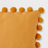 Oblong Pom-Pom Throw Pillow - Pillowfort™ - image 3 of 4