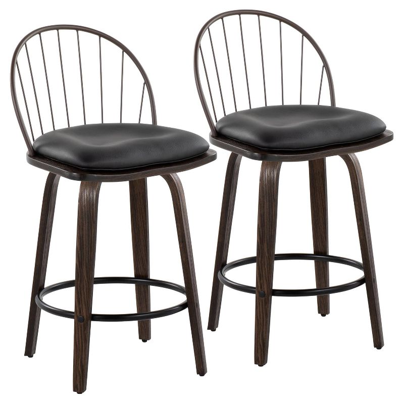 Set of 2 Riley Counter Height Barstools - LumiSource
, 1 of 11