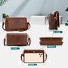 Multi-Function Small Crossbody Bags For Women,Cell Phone Shoulder Bag,Clutch Purse,RFID Wristlet Wallet,Card Holder Coffee - 2 of 4