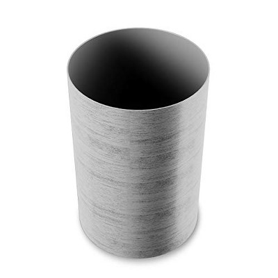 Umbra Treela Small Trash Durable Garbage Can 4.75 Gallon, Grey Barn Wood Exterior Finish, Graywood