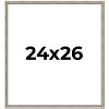 PosterPalooza | Classic Modern Silver Picture Frame - UV Acrylic, Foam Board Backing, Hanging Hardware - 2 of 4