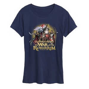 Women's - Lord of the Rings - War of the Rihirrim Characters Short Sleeve Graphic T-Shirt - 1 of 4