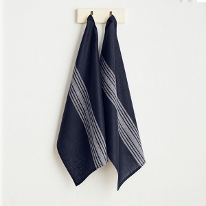 Solino Home Stripe Linen Kitchen Towels | Farmhouse - 1 of 4