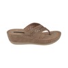 GC Shoes Bari Embellished Perforated Comfort Slide Wedge Sandals - 2 of 4