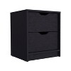 NicBex Nightstand with Drawer,Modern Side Table with Storage Space,Bedside Table for Bedroom,Living Room,Black/White - 4 of 4