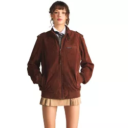 Members Only - Women's Soft Suede Iconic Oversized Jacket - Whiskey - X-Large