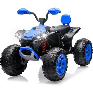 24V 2 Seater Electric ATV, Electric Car for Kids, Four-Wheeled Dirt Quad Car with Powerful Motor - 1 of 4