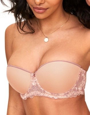 Adore Me Women's Kendil Balconette Bra 30C / Rose Smoke Beige