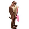 Rubies Adult Looney Tunes Tazmanian Devil Inflatable Costume- One Size Fits Most - 2 of 4