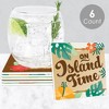 Big Dot of Happiness Tropical Luau - Funny Hawaiian Beach Party Decorations - Drink Coasters - Set of 6 - 2 of 4