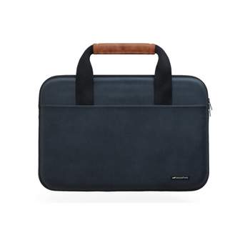 Mcklein Clinton Leather Patented Detachable Wheeled Laptop Bag - Black :  Target