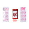 imPRESS Press-On Manicure Square Fake Toenails - Brave Hearts - 27ct - 2 of 4