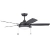 Emerson Geode 52" Polished Nickel Ceiling Fan w/ LED Light Light Gray Blades - 4 of 4