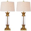 JONATHAN Y Hunter Metal/Glass LED Table Lamp - 2 of 4