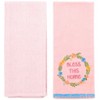The Lakeside Collection Embroidered Kitchen Towels Religious Set of 2 - 2 of 4