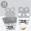 Big Dot of Happiness We Still Do - 25th Wedding Anniversary - Square Favor Gift Boxes - Anniversary Party Bow Boxes - Set of 12 - 3 of 4