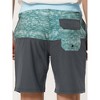 TATT 21 Men's Summer Beach Color Block Drawstring Waist Swim Board Shorts - 2 of 4