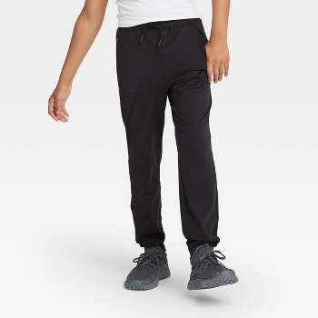Boys' Premium Fleece Ponte Pants - All in Motion Black L 1 ct