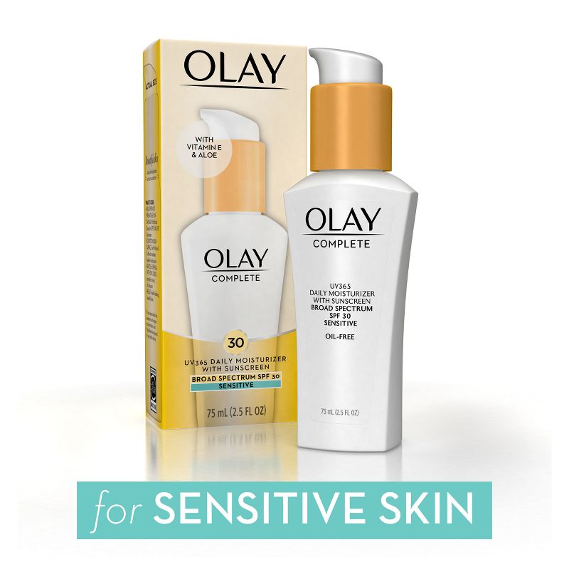 Olay Complete Lotion Moisturizer - Sensitive Skin - SPF 30 - 2.5 fl oz, 3 of 10
