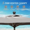 NicBex Patio Umbrella Waterproof, UV-Proof Beach Umbrella with Crank Lift and Tilt, Sun Shades, Outdoor Umbrellas for Patio, Pool - 2 of 4