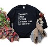 Simply Sage Market Women's Graphic Sweatshirt I Didn't Try Nice List - 3 of 4