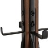 KTMBDW Coat Rack, Freestanding Coat Rack with 8 Hooks Tree Coat Racks for Bedroom, Hallway, Entrance, for Hats, Coats, Scarves, Brown & Black - 3 of 4
