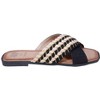 GC Shoes Charita Cross Strap Woven Slide Flat Sandals - 4 of 4