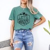 Simply Sage Market Women's Let's Wander Short Sleeve Garment Dyed Tee - 2 of 4