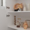 FUFU&GAGA 47.2"W Multifunctional Tempered Glass Cabinet Modular Storage Cabinet Closet Bookshelf - 4 of 4