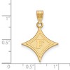 Black Bow Jewelry 14k Yellow Gold Furman Paladins NCAA Large Pendant - 2 of 3