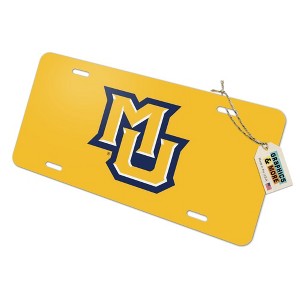 Marquette University Secondary Logo Novelty Metal Vanity Tag License Plate - 1 of 4