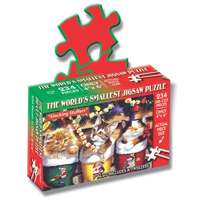 TDC Games World's Smallest Jigsaw Puzzle - Stocking Stuffers - 6 in.