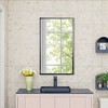 Lirago 59" x 35" Rectangle full body mirror with Black Scratch Resistant Aluminum Alloy Frame - 2 of 3