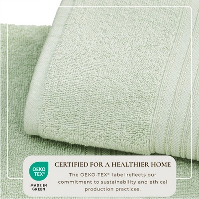 Seagreen Cotton Quick-Dry 4-Pack Bath Towel Set