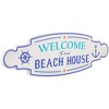 Northlight Welcome To Our Beach House Metal Wall Sign - 25.25" - 3 of 4
