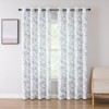 Kate Aurora Bradenton 1 Piece Grommet Top Light Filtering Paisley Floral Window Curtain Panel - 2 of 4