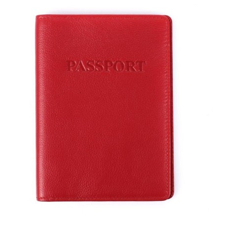 Alpine Swiss RFID Blocking Leather Passport Cover Safe ID Protection Travel  Case