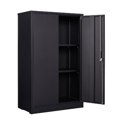 NicBex 41.97 Inch Metal Storage Cabinet File Cabinet with 2 Locking Doors and 2 Adjustable Shelf for Home Office,School,Garage