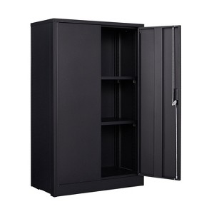 NicBex 41.97 Inch Metal Storage Cabinet File Cabinet with 2 Locking Doors and 2 Adjustable Shelf for Home Office,School,Garage - 1 of 4