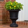 Tusco Products Outdoor Plastic Flower Planter Urn - 2 of 3