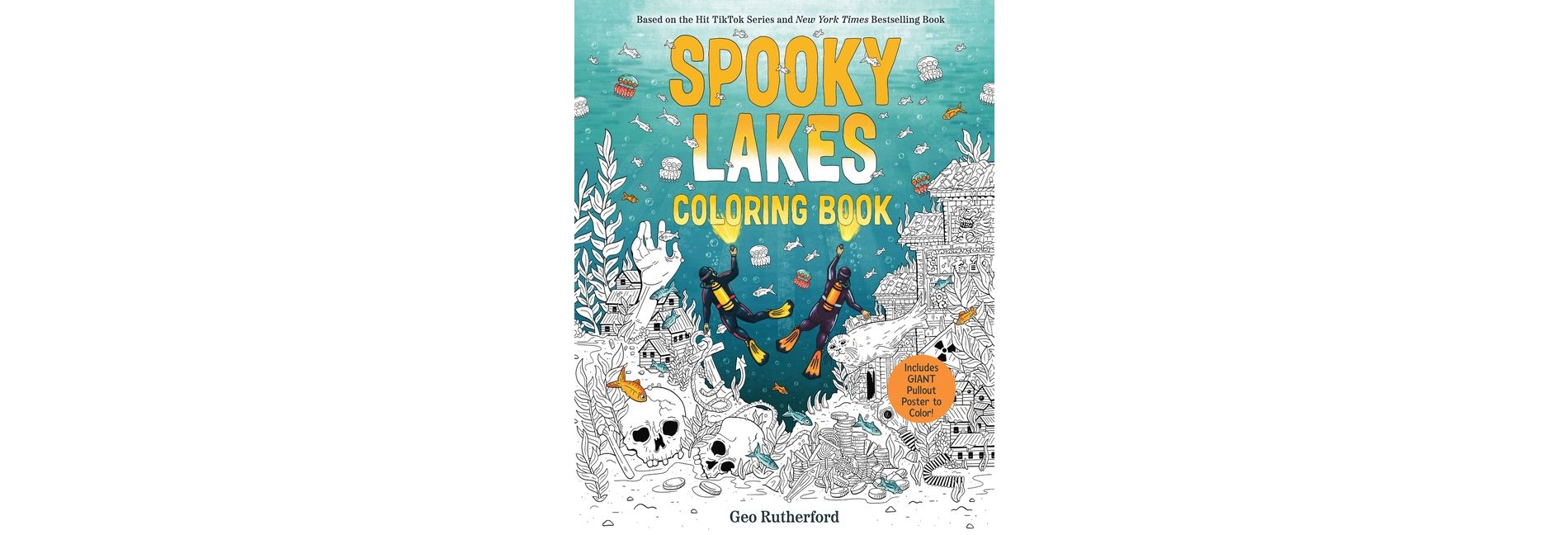 Spooky Lakes Coloring Book - (Haunted Hydrology) by  Geo Rutherford (Paperback)