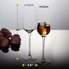 Berkware Tall Champagne Flutes with Gold Tone Rim - 8.1oz - 3 of 4