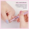 Saviland Pro Salon RoseGold Brush Kit - 6PC Precision Gel Brushes for Salon-Level Polish .(Size: 6 Count) - 3 of 4
