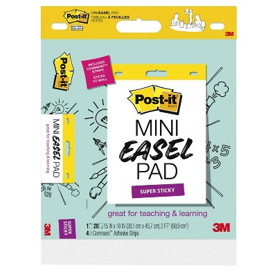 Post-it 15"x18" Super Sticky Mini Easel Pad