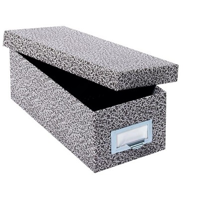 Globe-Weis Index Card File Box Black Agate 1000 Card Capacity (GLW 95 BLA) 194415
