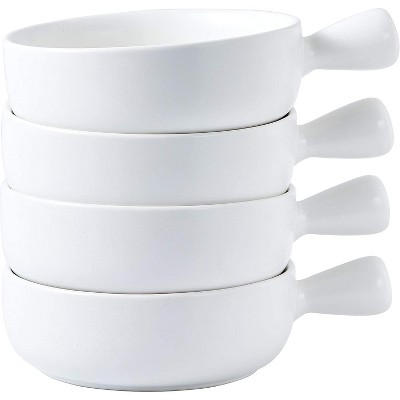 Bruntmor Ceramic Rectangular Porcelain Serving Platter, Set Of 4 White ...
