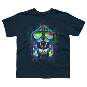 Boy's Design By Humans Music Jungle By clingcling T-Shirt - 1 of 3