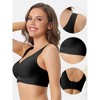 Allegra K Women's Wirefree Lightly Breathable Workout Comfort Sports Bras 2 Packs - image 3 of 4